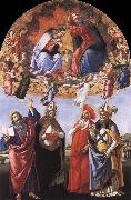 Sandro Botticelli The Coronation of the Virgin painting